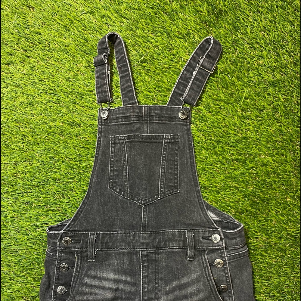 Black overalls